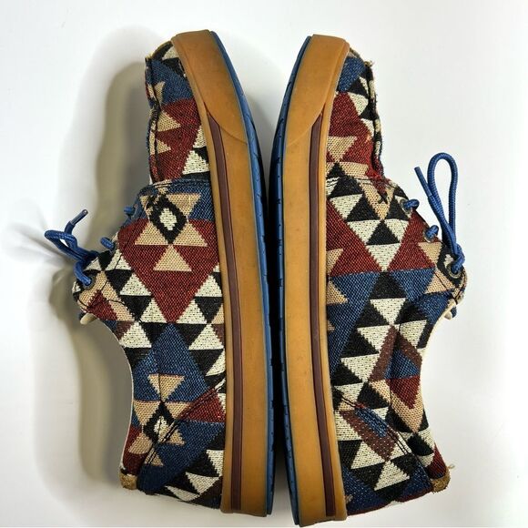 Twisted X Hooey Loper Casual Laced Shoes Western Graphic Canvas Men’s 10.5 - Picture 10 of 13